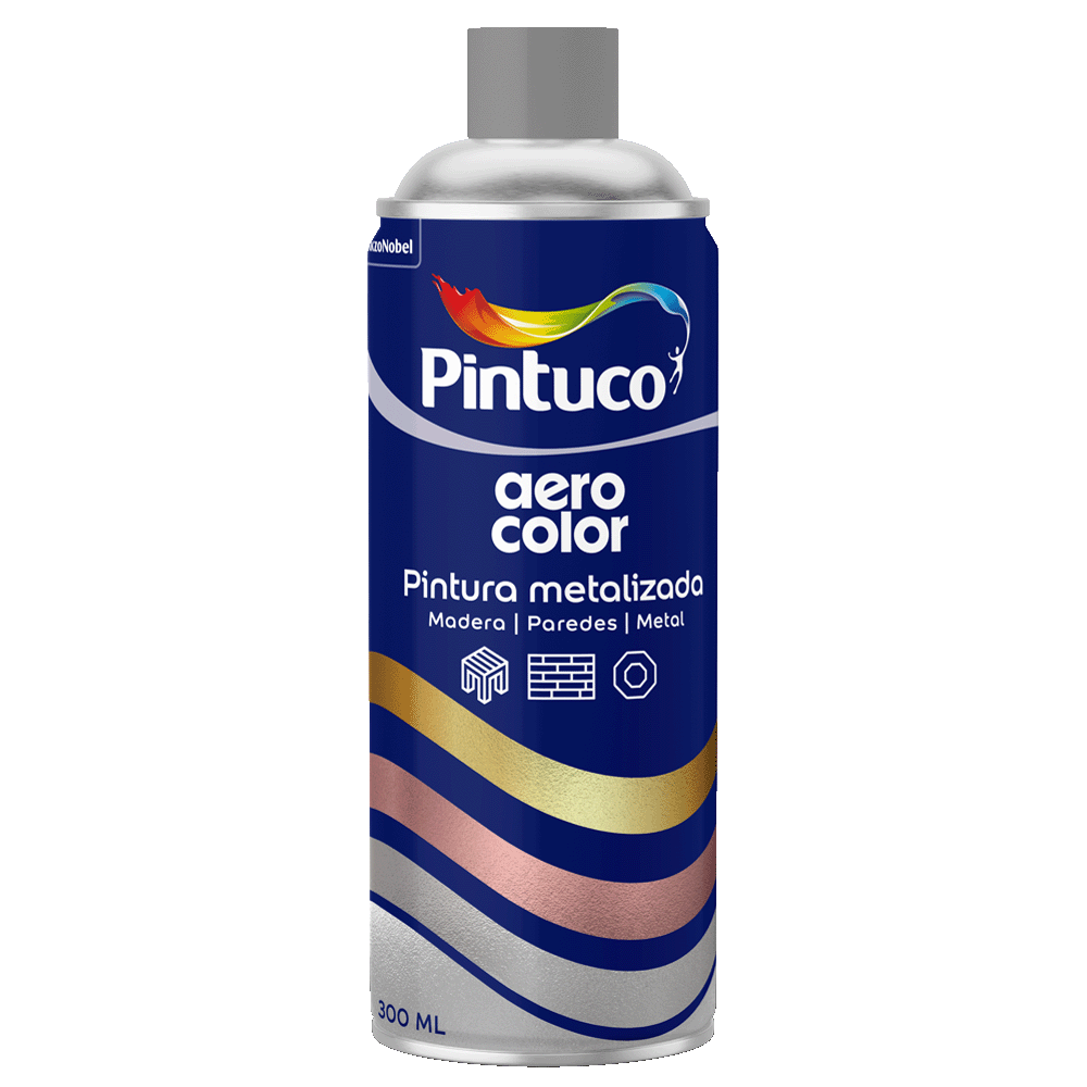 AEROSOLES AEROCOLOR METALIZADA BRILLANTE 300 ML